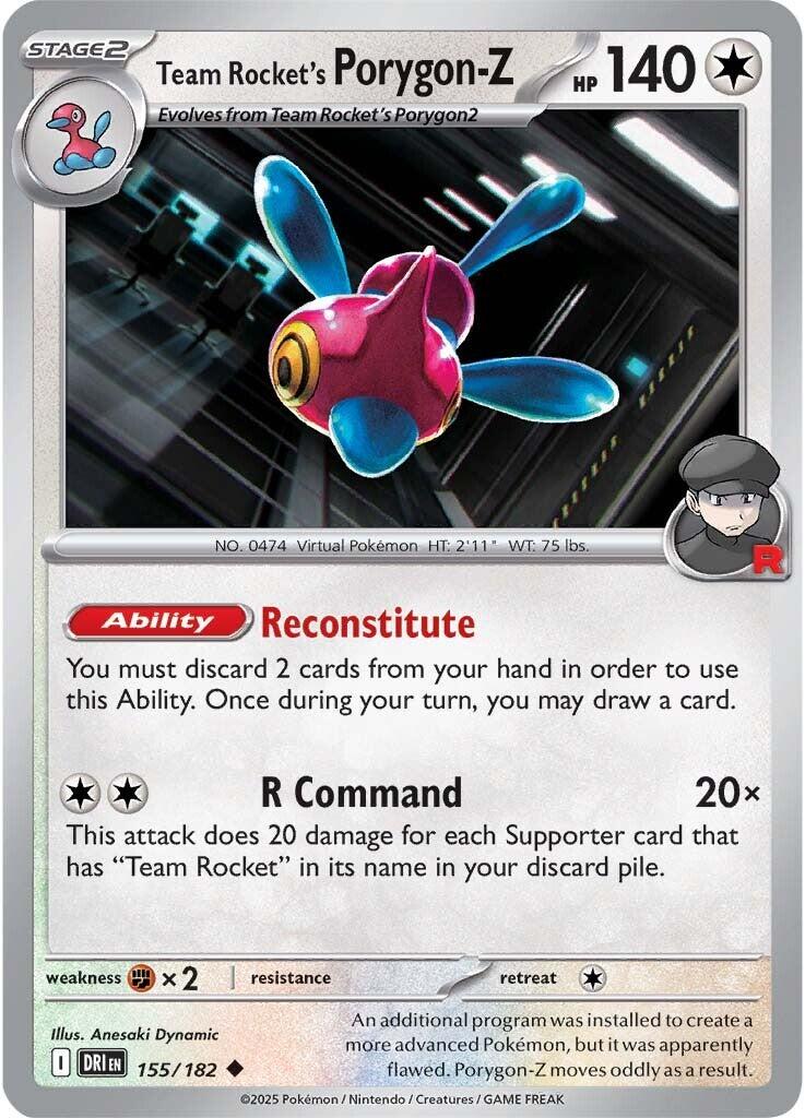 Team Rocket's Porygon-Z (155/182) [Scarlet & Violet: Destined Rivals] | Eastridge Sports Cards & Games