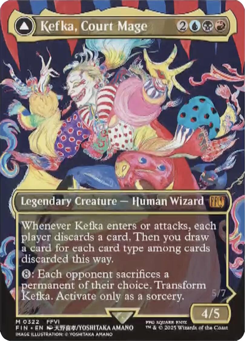 Kefka, Court Mage // Kefka, Ruler of Ruin (Borderless) (0322) [FINAL FANTASY] | Eastridge Sports Cards & Games