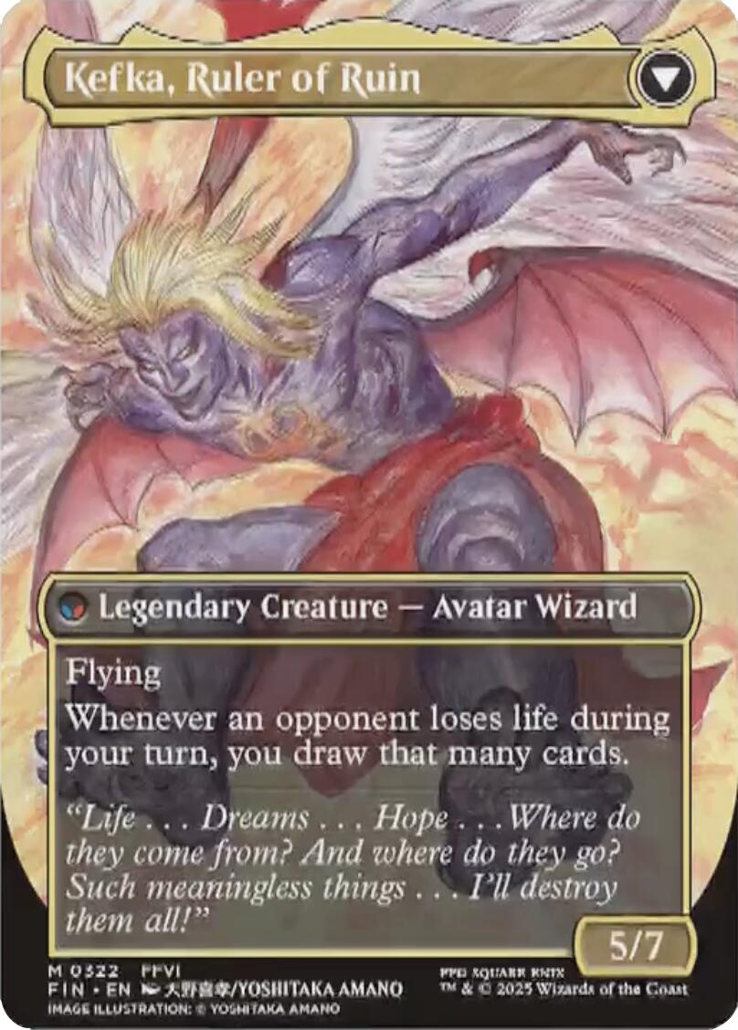 Kefka, Court Mage // Kefka, Ruler of Ruin (Borderless) (0322) [FINAL FANTASY] | Eastridge Sports Cards & Games