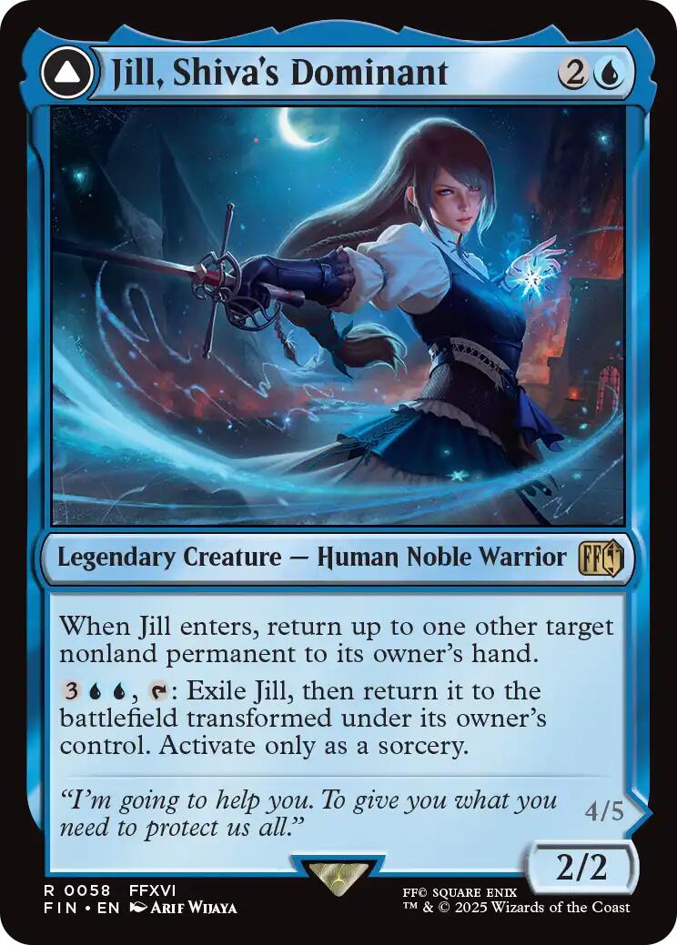 Jill, Shiva's Dominant // Shiva, Warden of Ice [FINAL FANTASY] | Eastridge Sports Cards & Games