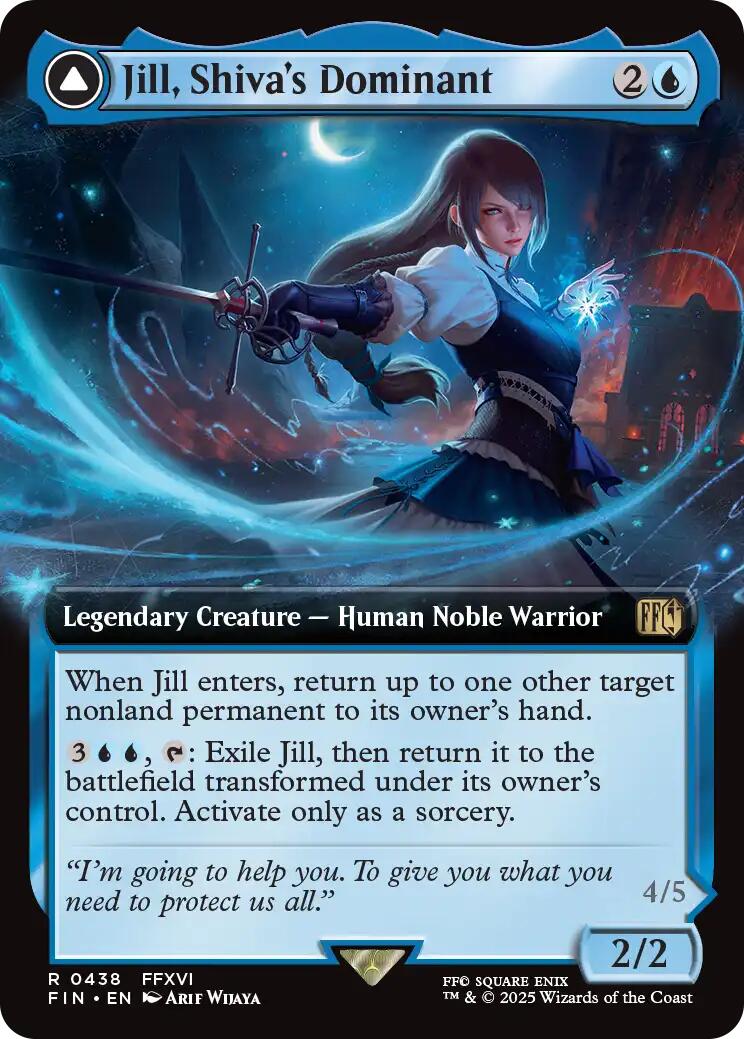 Jill, Shiva's Dominant // Shiva, Warden of Ice (Extended Art) [FINAL FANTASY] | Eastridge Sports Cards & Games