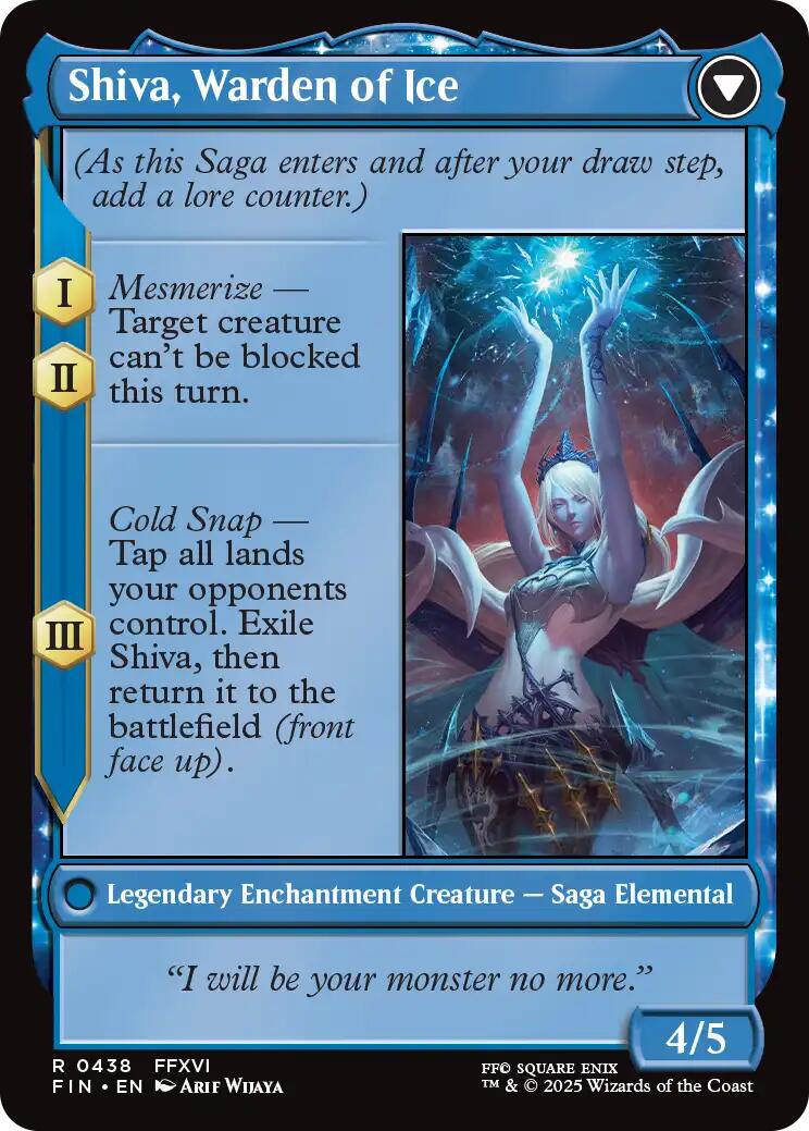Jill, Shiva's Dominant // Shiva, Warden of Ice (Extended Art) [FINAL FANTASY] | Eastridge Sports Cards & Games