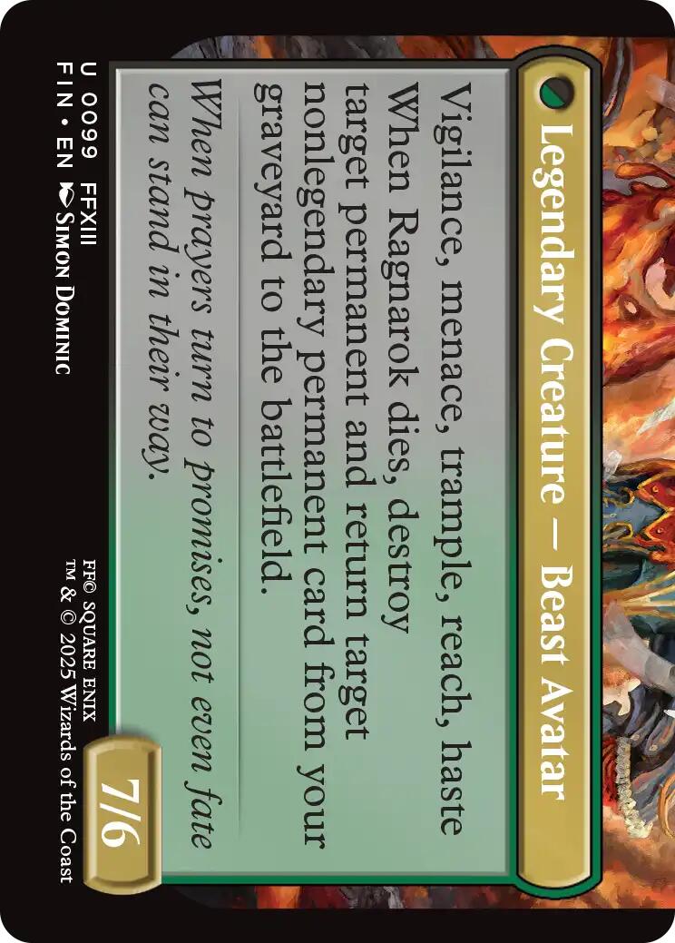 Fang, Fearless l'Cie [FINAL FANTASY] | Eastridge Sports Cards & Games