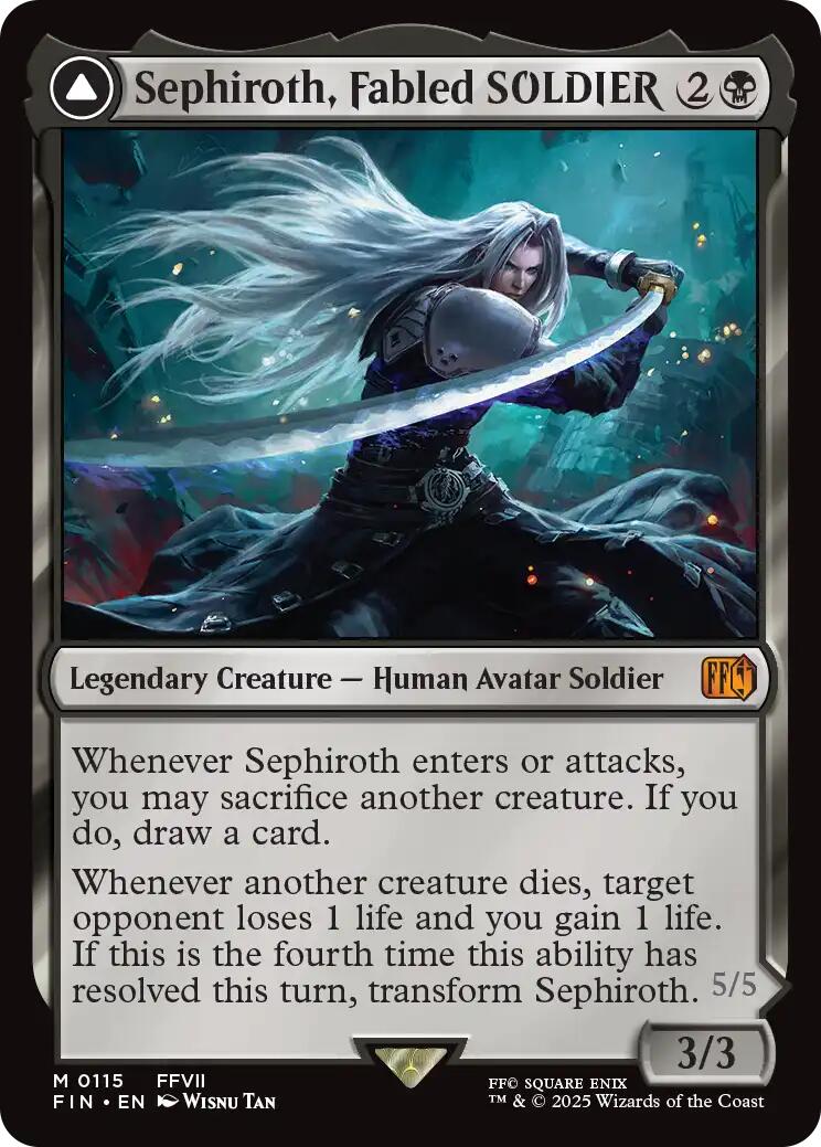 Sephiroth, Fabled SOLDIER // Sephiroth, One-Winged Angel [FINAL FANTASY] | Eastridge Sports Cards & Games