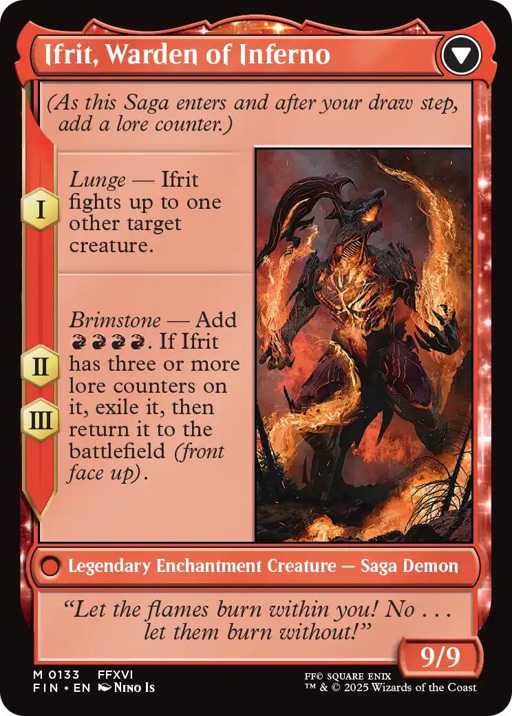 Clive, Ifrit's Dominant // Ifrit, Warden of Inferno [FINAL FANTASY] | Eastridge Sports Cards & Games