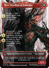 Clive, Ifrit's Dominant // Ifrit, Warden of Inferno (Borderless) (0318) [FINAL FANTASY] | Eastridge Sports Cards & Games
