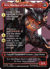 Clive, Ifrit's Dominant // Ifrit, Warden of Inferno (Borderless) (0385) [FINAL FANTASY] | Eastridge Sports Cards & Games