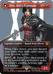 Clive, Ifrit's Dominant // Ifrit, Warden of Inferno (Borderless) (0385) [FINAL FANTASY] | Eastridge Sports Cards & Games