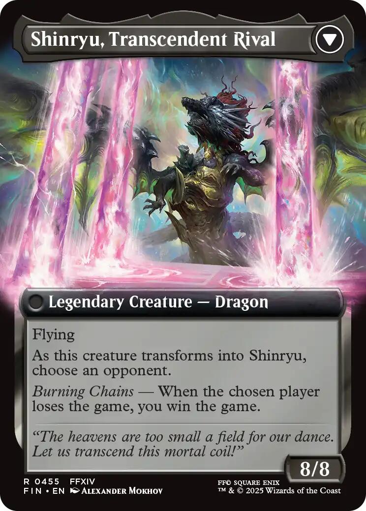 Zenos yae Galvus // Shinryu, Transcendent Rival (Extended Art) [FINAL FANTASY] | Eastridge Sports Cards & Games