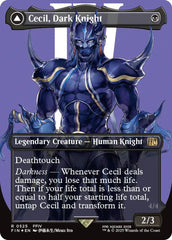 Cecil, Dark Knight // Cecil, Redeemed Paladin (Borderless) (Surge Foil) [FINAL FANTASY] | Eastridge Sports Cards & Games