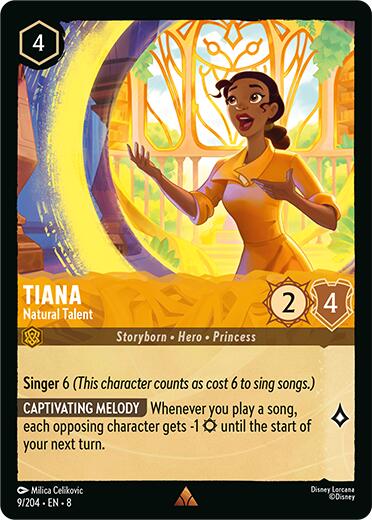 Tiana - Natural Talent (9/204) [Reign of Jafar] | Eastridge Sports Cards & Games
