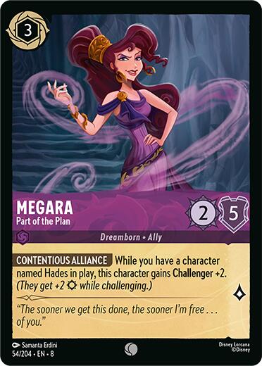 Megara - Part of the Plan (54/204) [Reign of Jafar] | Eastridge Sports Cards & Games