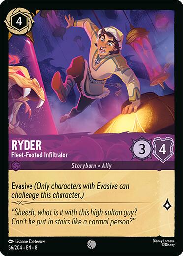 Ryder - Fleet-Footed Infiltrator (56/204) [Reign of Jafar] | Eastridge Sports Cards & Games