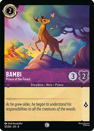 Bambi - Prince of the Forest (57/204) [Reign of Jafar] | Eastridge Sports Cards & Games