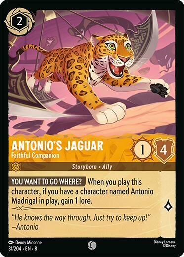 Antonio's Jaguar - Faithful Companion (31/204) [Reign of Jafar] | Eastridge Sports Cards & Games