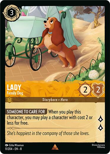 Lady - Family Dog (11/204) [Reign of Jafar] | Eastridge Sports Cards & Games
