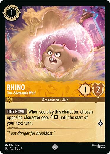Rhino - One-Sixteenth Wolf (15/204) [Reign of Jafar] | Eastridge Sports Cards & Games