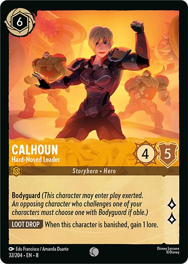 Calhoun - Hard-Nosed Leader (32/204) [Reign of Jafar] | Eastridge Sports Cards & Games