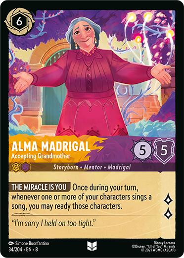 Alma Madrigal - Accepting Grandmother (34/204) [Reign of Jafar] | Eastridge Sports Cards & Games
