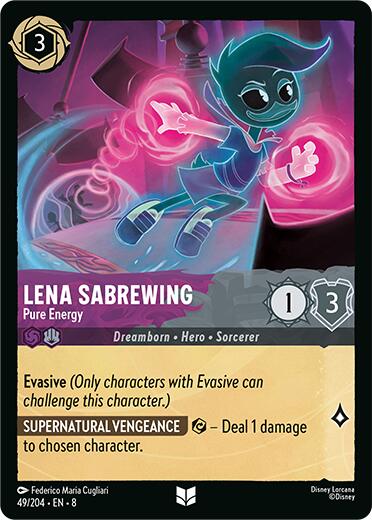 Lena Sabrewing -- Pure Energy (49/204) [Reign of Jafar] | Eastridge Sports Cards & Games