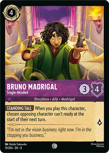 Bruno Madrigal - Single-Minded (51/204) [Reign of Jafar] | Eastridge Sports Cards & Games