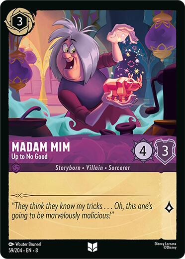 Madam Mim - Up to No Good (59/204) [Reign of Jafar] | Eastridge Sports Cards & Games