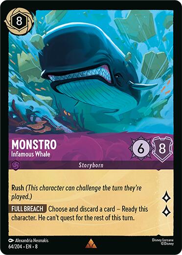 Monstro - Infamous Whale (64/204) [Reign of Jafar] | Eastridge Sports Cards & Games