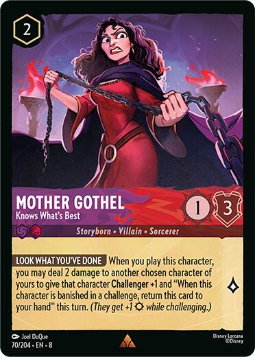 Mother Gothel - Knows What's Best (70/204) [Reign of Jafar] | Eastridge Sports Cards & Games