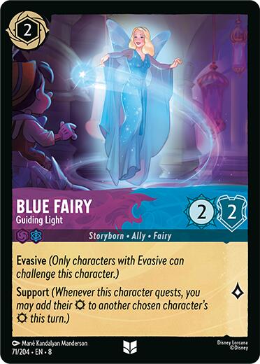 Blue Fairy - Guiding Light (71/204) [Reign of Jafar] | Eastridge Sports Cards & Games