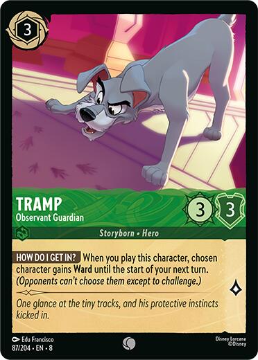 Tramp -Observant Guardian (87/204) [Reign of Jafar] | Eastridge Sports Cards & Games