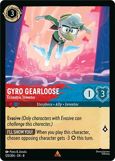 Gyro Gearloose - Eccentric Inventor (123/204) [Reign of Jafar] | Eastridge Sports Cards & Games