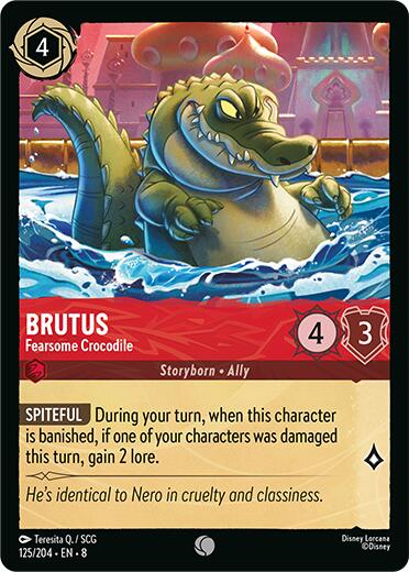 Brutus - Fearsome Crocodile (125/204) [Reign of Jafar] | Eastridge Sports Cards & Games