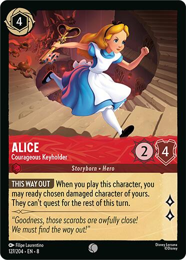 Alice - Courageous Keyholder (127/204) [Reign of Jafar] | Eastridge Sports Cards & Games