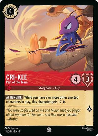 Cri-Kee - Part of the Team (131/204) [Reign of Jafar] | Eastridge Sports Cards & Games