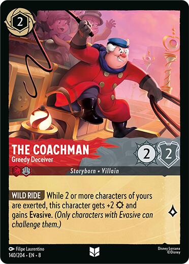 The Coachman - Greedy Deceiver (140/204) [Reign of Jafar] | Eastridge Sports Cards & Games