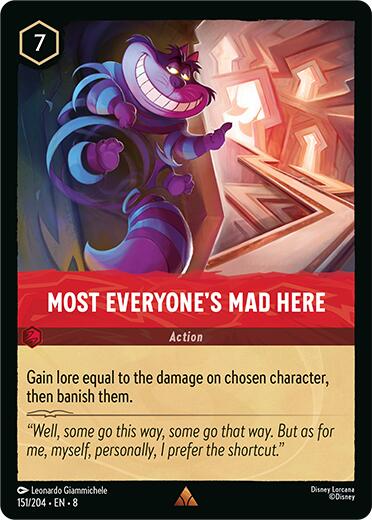 Most Everyone's Mad Here (151/204) [Reign of Jafar] | Eastridge Sports Cards & Games