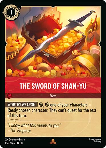 The Sword of Shan Yu (152/204) [Reign of Jafar] | Eastridge Sports Cards & Games