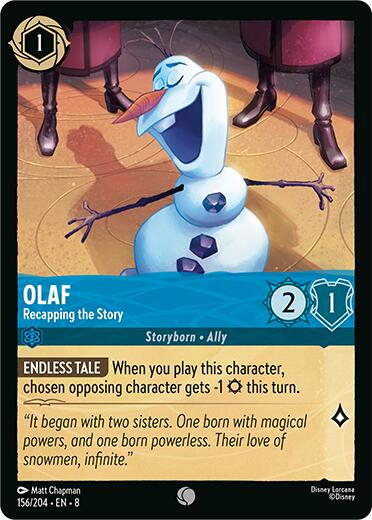 Olaf - Recapping the Story (156/204) [Reign of Jafar] | Eastridge Sports Cards & Games
