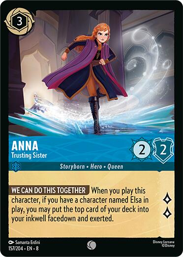Anna - Trusting Sister (157/204) [Reign of Jafar] | Eastridge Sports Cards & Games