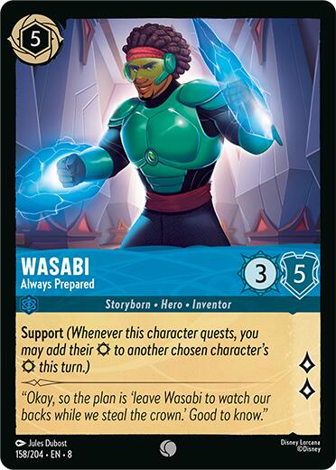 Wasabi - Always Prepared (158/204) [Reign of Jafar] | Eastridge Sports Cards & Games