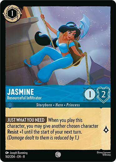Jasmine - Resourceful Infiltrator (162/204) [Reign of Jafar] | Eastridge Sports Cards & Games