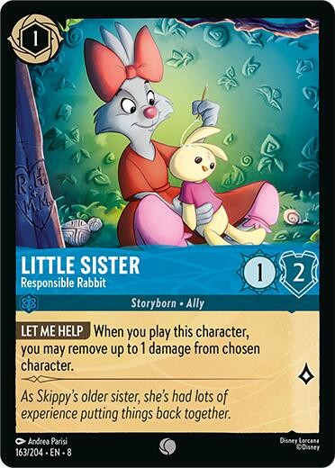 Little Sister - Responsible Rabbit (163/204) [Reign of Jafar] | Eastridge Sports Cards & Games