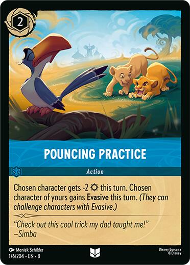 Pouncing Practice (176/204) [Reign of Jafar] | Eastridge Sports Cards & Games