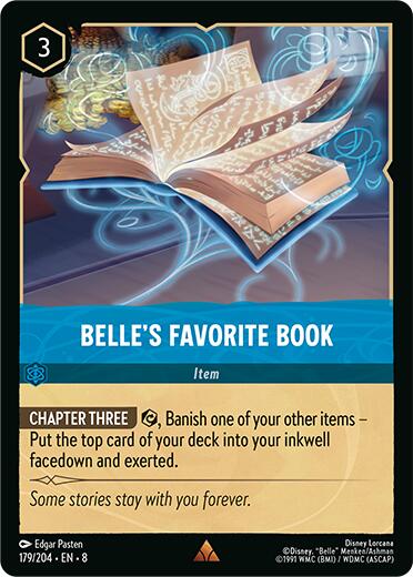 Belle's Favorite Book (179/204) [Reign of Jafar] | Eastridge Sports Cards & Games