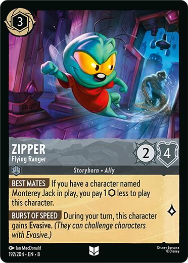 Zipper - Flying Ranger (192/204) [Reign of Jafar] | Eastridge Sports Cards & Games