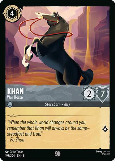 Khan - War Horse (193/204) [Reign of Jafar] | Eastridge Sports Cards & Games