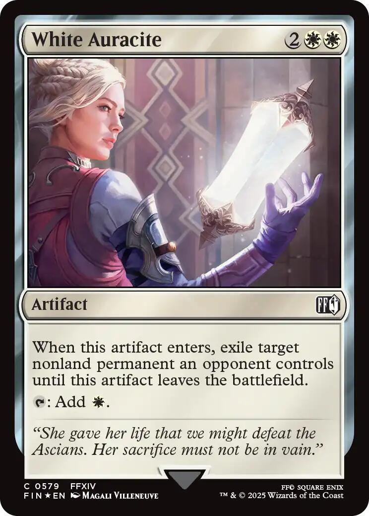White Auracite (Surge Foil) [FINAL FANTASY] | Eastridge Sports Cards & Games
