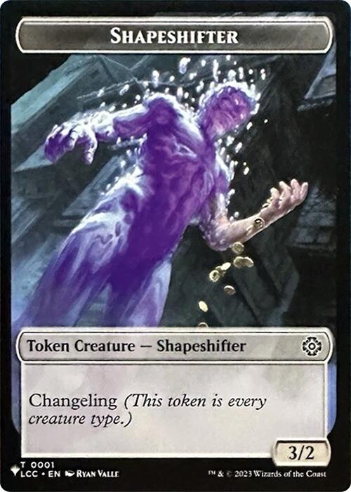 Shapeshifter // Cat Double-Sided Token [Secret Lair Drop Series] | Eastridge Sports Cards & Games