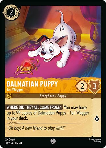 Dalmatian Puppy - Tail Wagger (38/204) [Reign of Jafar] | Eastridge Sports Cards & Games