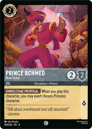 Prince Achmed - Rival Suitor (184/204) [Reign of Jafar] | Eastridge Sports Cards & Games